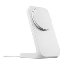 FIXED MagPad wireless charger with MagSafe support and stand, 15W, white FIXMPAD-WH