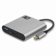 ACT AC7024 USB-C to HDMI 4K adapter and Hub AC7024