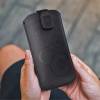 Forcell Deko univerzális tok, XXL (Apple iPhone 13/13 Pro), fekete Forcell 60779