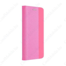 Forcell Sensitive mágneses flip tok Samsung A125 Galaxy A12, világos rózsaszín  Forcell 53837