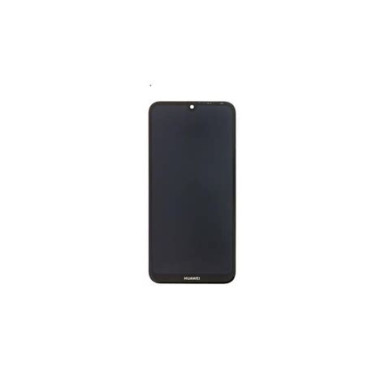Huawei Y6 (2017) kompatibilis LCD modul kerettel, OEM jellegű, fekete, Grade S  Huawei 51000