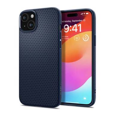 Spigen Liquid Air Apple iPhone 13 Navy Blue tok, s&ouml;t&eacute;t k&eacute;k ACS03520 Spigen 59122