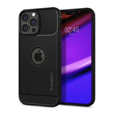 Spigen Rugged Armor Apple iPhone 13 Matte Black tok, fekete ACS03518 Spigen 59133 Spigen Rugged Armor Apple iPhone 13 Matte Black tok, fekete ACS03518 Spigen 59133