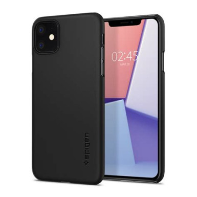 Spigen Thin Fit Apple iPhone 13 Black tok, fekete ACS03677 Spigen 59140