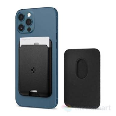 Spigen Valentinus Magsafe kártyatartó Apple iPhone, fekete AMP02284 Spigen 55688 Spigen Valentinus Magsafe kártyatartó Apple iPhone, fekete AMP02284 Spigen 55688