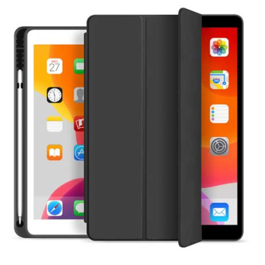 Xprotector Smart Book flip tok pencil tartóval, és átlátszó hátlappal Apple iPad 10,2" (2019), fekete 121153 Xprotector 61157