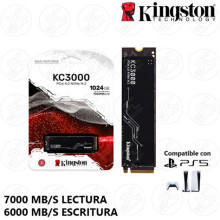 Kingston KC3000 1024GB M.2 NVMe PCIe 4.0 SKC3000S/1024G