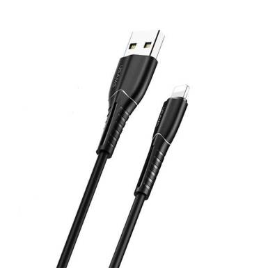 USB töltőkábel Lightning 1m Usams fekete SJ364USB01 USB töltőkábel Lightning 1m Usams fekete SJ364USB01