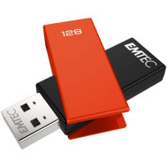 EMTEC Pendrive, 128GB, USB 2.0, EMTEC "C350 Brick", narancssárga ECMMD128GC352