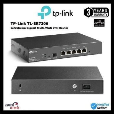TP-LINK TL-ER7206 SafeStream™ Gigabit Multi-WAN VPN Router TL-ER7206