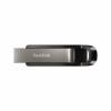 Sandisk 256GB Cruzer Extreme GO USB3.2 Silver/Black 186565