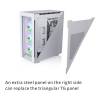 Thermaltake Divider 500 TG Snow ARGB táp nélküli ablakos ATX számítógépház fehér CA-1T4-00M6WN-01