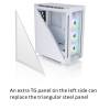 Thermaltake Divider 500 TG Snow ARGB táp nélküli ablakos ATX számítógépház fehér CA-1T4-00M6WN-01