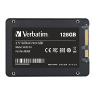 VERBATIM SSD (belső memória), 128GB, SATA 3, 430/560MB/s, VERBATIM "Vi550" 49350