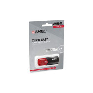 EMTEC Pendrive, 256GB, USB 3.2, EMTEC "B110 Click Easy", fekete-piros ECMMD256GB113