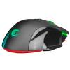 Rampage Egér Gamer - SMX-G38 CLAW (7200DPI, 8 gomb, makro, RGB LED, 1,8m harisnyázott kábel, fekete) PERRAMSMXR44CLAW 35497
