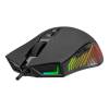 Rampage Egér Gamer - SMX-G68 SPEAR (7200DPI, 7 gomb, makro, RGB LED, 1,5m harisnyázott kábel, fekete) PERRAMSMXR44SPEAR 34870