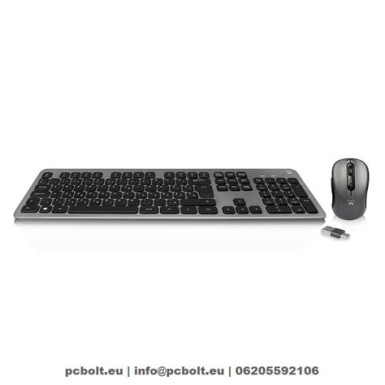 Ewent EW3264 Wireless Keyboard and Mouse Set Black HU EW3264