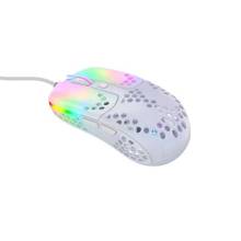 Xtrfy MZ1 Transparent optikai USB gaming eg&eacute;r feh&eacute;r MZ1-RGB-WHITE-TP