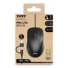 Port Designs Egér veztékes, optikai, USB, 1000 dpi, 1,5 m 900400-PRO