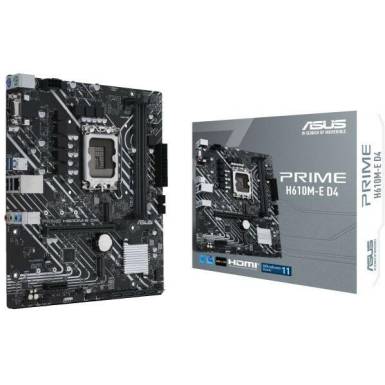 ASUS PRIME H610M-E D4 - Intel H610 / LGA 1700 / microATX ASUS PRIME H610M-E D4 - Intel H610 / LGA 1700 / microATX