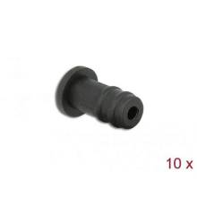 Delock 10 x fekete porfog&oacute; 3,5 mm-es sztereo jack any&aacute;hoz 60251