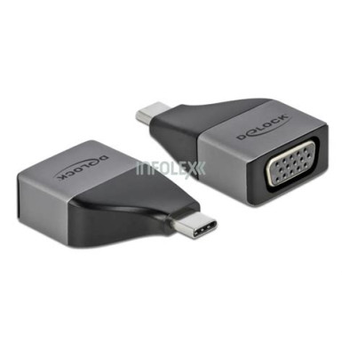 Delock 64002 USB Type-C apa > VGA anya 1080p kompakt kialakítású adapter 64002