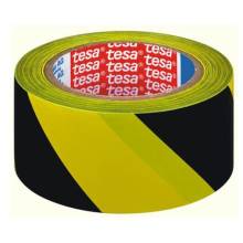 Tesa 60760-93 33mx50mm fekete/s&aacute;rga jel&ouml;lőszalag 60760-00093-15