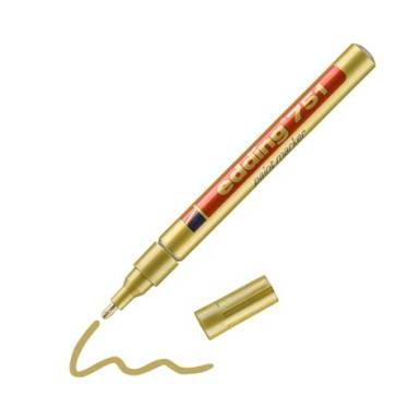 Edding 751 1-2mm arany lakkmarker 7580097011 Edding 751 1-2mm arany lakkmarker 7580097011