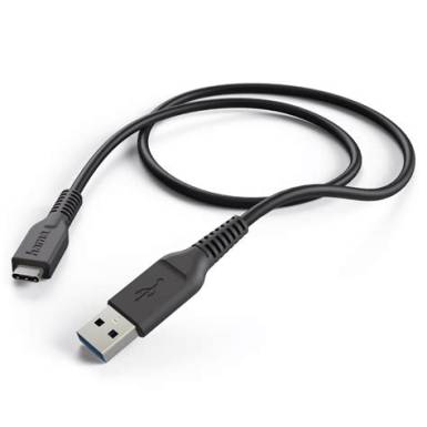 Hama 200651 USB 3.1 Type-C- USB A fekete 0,75m adatkábel 200651 Hama 200651 USB 3.1 Type-C- USB A fekete 0,75m adatkábel 200651