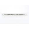 DIGITUS CAT6A 24port 19" 1U kompakt szürke árnyékolt Patch Panel DN-91624S-EA