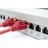 DIGITUS CAT6A 24port 19" 1U kompakt szürke árnyékolt Patch Panel DN-91624S-EA