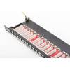 DIGITUS CAT6 HD 24port 19" 0,5U kompakt fekete árnyékolt Patch Panel DN-91624S-SL-SH