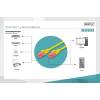 DIGITUS CAT6 U/UTP LSZH 1m sárga patch kábel DK-1617-010/Y
