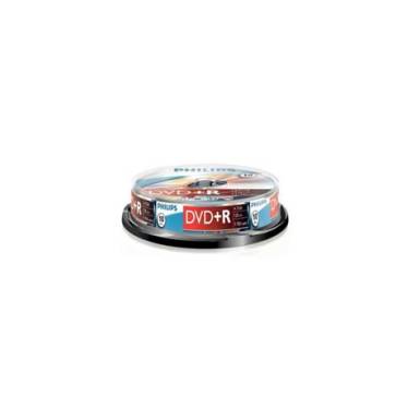 Philips DVD+R 4,7GB Cake Box 10db/csomag lemez PH922302