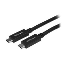 Startech USB315CC1M USB-C (apa - apa) kábel 1m - Fekete USB315CC1M