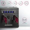 Axagon ADSA-M2C USB-C 3.2 M.2 fekete dual dokkoló állomás ADSA-M2C