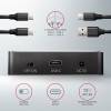 Axagon ADSA-M2C USB-C 3.2 M.2 fekete dual dokkoló állomás ADSA-M2C