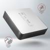 Axagon ADSA-M2C USB-C 3.2 M.2 fekete dual dokkoló állomás ADSA-M2C