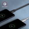 Axagon BUCM3-AM10AB USB-C 3.2 Gen 1 - USB-A 1 m fekete kábel BUCM3-AM10AB