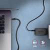 Axagon BUCM3-CM10AB USB-C 3.2 Gen 1 - USB-C 1 m fekete kábel BUCM3-CM10AB