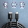 Axagon BUMM3-CM10AB micro USB 3.2 Gen 1 B - USB C 1 m fekete k&aacute;bel BUMM3-CM10AB