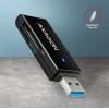 Axagon CRE-S2N Superspeed USB 3.2 Gen 1 Type-A, slim SD/microSD k&aacute;rtyaolvas&oacute; CRE-S2N