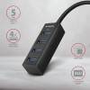 Axagon HUE-M1AL 4 portos USB3.2 Gen 1 mini HUB HUE-M1AL