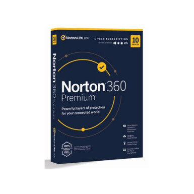 Norton 360 Premium 75GB HUN 1 Felhasználó 10 gép 1 éves dobozos vírusirtó szoftver 21416702