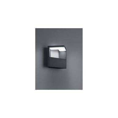 TRIO 221760142 Ganges 9W 1000lm 3000K antracit fali l&aacute;mpatest 221760142