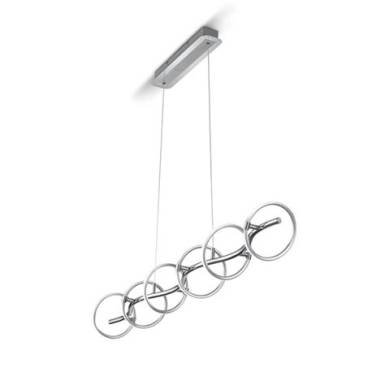 TRIO 370910606 Olympus 4W 450lm 3000K króm függesztett lámpatest 370910606 TRIO 370910606 Olympus 4W 450lm 3000K króm függesztett lámpatest 370910606
