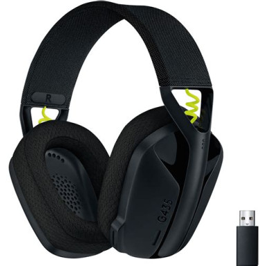 Logitech G435 Lightspeed Wireless fekete gamer headset 981-001050