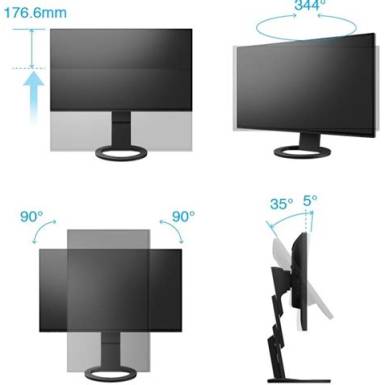 27" Eizo FlexScan EV2795-WT LCD monitor feh&eacute;r