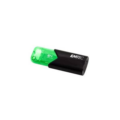 Emtec 64GB B110 Click Easy USB 3.2 Pendrive - Fekete/Z&ouml;ld ECMMD64GB113